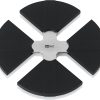 AdHoc TU41 ausziehbarer und Rutschfester Topfuntersetzer Flex, Silikon/Edelstahl 11