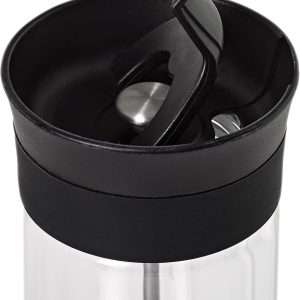 AdHoc TT25 French Press Becher THERMO-GLASS, 300 ml (ohne Kaffee), Glas/Edelstahl/Kunststoff/Silikon 15