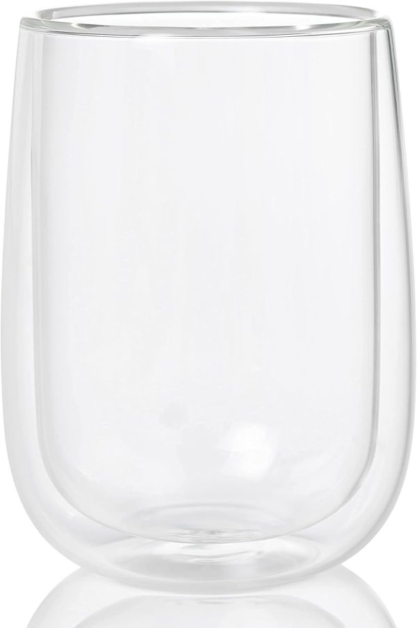 AdHoc Fusion Glass | Set 2x Teeglas und 2x Teefilter für losen Tee | 400ml Füllmenge, Borosilikatglas/Edelstahl 7