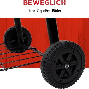 BBQ Collection 2-in-1 Smoker BBQ - Holzkohlegrill - Gartenküche Barbecue - Grill- und Räuchergrills - 104 x 58 x 114 cm 16