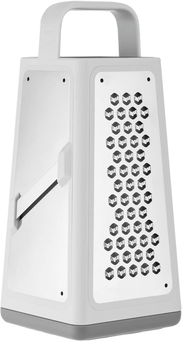 ZWILLING Z-Cut Vierkantreibe, Multifunktional, Edelstahlklinge, Kunststoffgehäuse, Zwei-Wege-Reibtechnologie, Grau 7