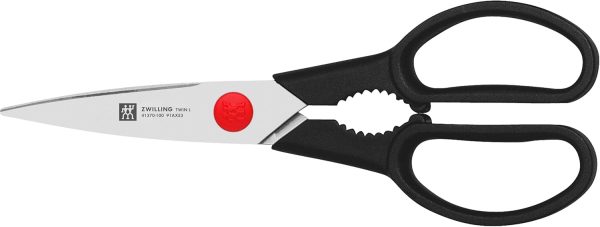 ZWILLING Twin L Vielzweckschere, Universalschere, Länge: 20 cm, Rostfreier Spezialstahl/Kunststoff, Schwarz 1