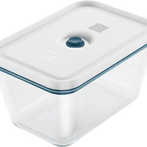ZWILLING Fresh & Save Vakuum Starterset, Glas, 7-teilig, inkl. Dose, Pumpe und Beutel, La Mer 12