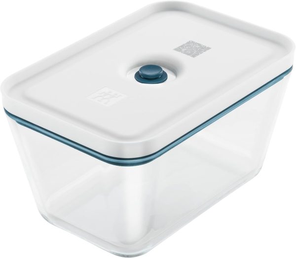 ZWILLING Fresh & Save Vakuum Starterset, Glas, 7-teilig, inkl. Dose, Pumpe und Beutel, La Mer 3