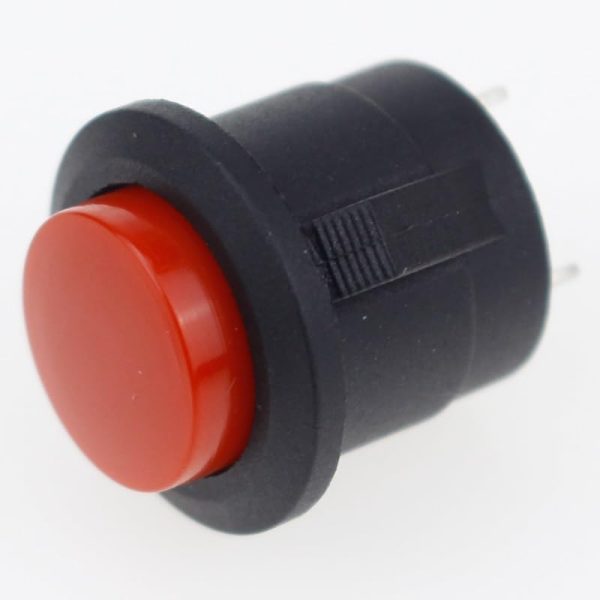 AELFIE 6 Stück 16 mm Reset-Druckknopfschalter Rundschalter 6 A 125 V/3 A 250 VAC (Farbe: Grün) 3