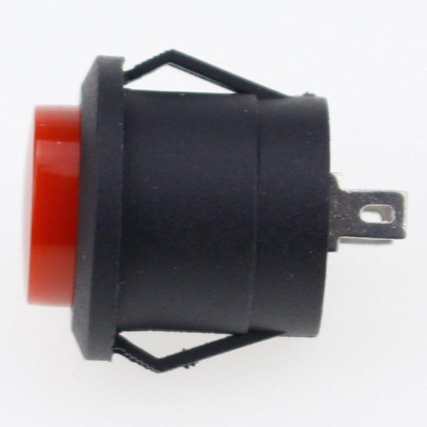 AELFIE 6 Stück 16 mm Reset-Druckknopfschalter Rundschalter 6 A 125 V/3 A 250 VAC (Farbe: Grün) 4
