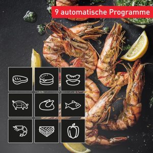Tefal OptiGrill 4in1 Kontaktgrill mit Backschale, Aufklappbar, Tischgrill, 9 Programme, Garstufenanzeige, Elektrogrill, Backofen, GC776D10, Edelstahl/Schwarz 16