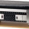 BBQ-Toro Keramik Tischgrill mit Holzunterlage | 50 x 23 x 17 cm | Hibachi Tischgrill ohne Strom | Schwarz | Minigrill, Tischgrill Holzkohle, Kohlegrill Camping Grill Holzkohle, Mini Grill Holzkohle 28