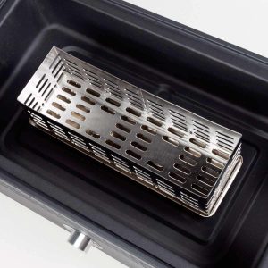 Aktive Tragbarer Holzkohlegrill, wiederaufladbar, rauchfrei, rechteckig, Tropfschutz, Maße 45 x 28 x 19 cm, inklusive Tragetasche, Terrassengrill, Balkon (63004) 16