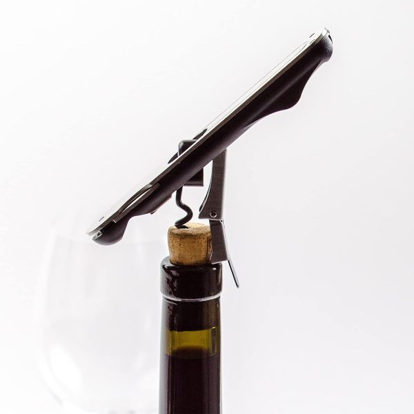 AdHoc Set aus Dekantierausgießer und Weinbelüfter Vine & Korkenzieher PushPull | hochwertige Materialien und bewährte Qualität designed in Germany | Praktisches Geschenk für Weinliebhaber 2
