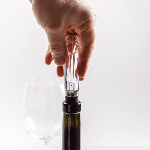 AdHoc Set aus Dekantierausgießer und Weinbelüfter Vine & Korkenzieher PushPull | hochwertige Materialien und bewährte Qualität designed in Germany | Praktisches Geschenk für Weinliebhaber 12