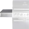 All'Grill TOP-LINE Chef Gasgrill - Linke Ablagefläche, Edelstahl, abklappbar, 54cm x 34 x 14 cm 13