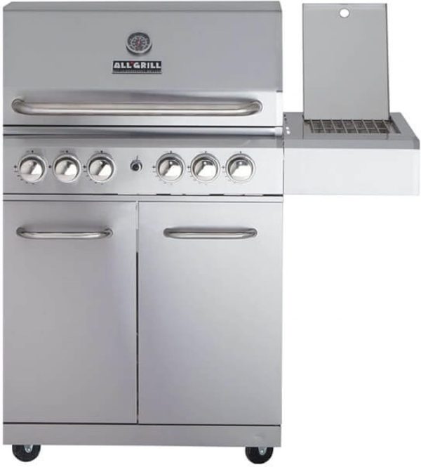 Allgrill Allrounder Modular L Gasgrill 4 Brenner/Seitenkocher/Backburner Grundmodell Grill Allrounder L 1